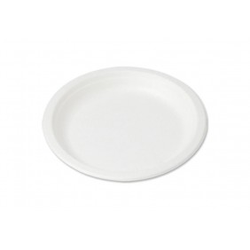 Piatto Tondo cm. 20 gr.11 in Polpa di Cellulosa Pz. 50