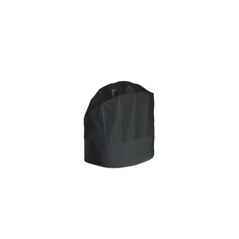 Cappello Chef Carta Nero cm 23 Pz. 20