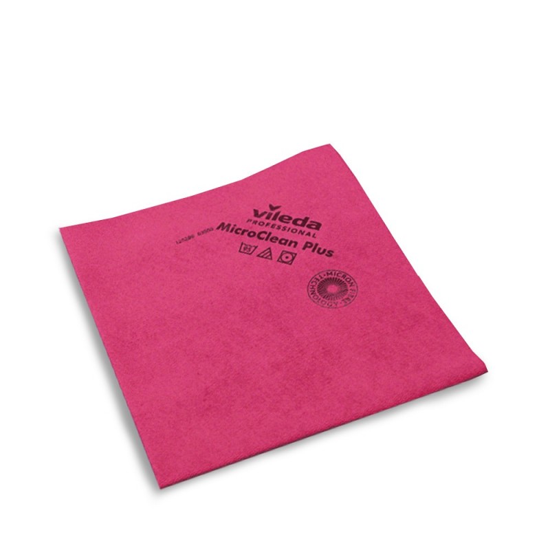 Panno MicroClean Plus Vileda cm.45X40 Rosso