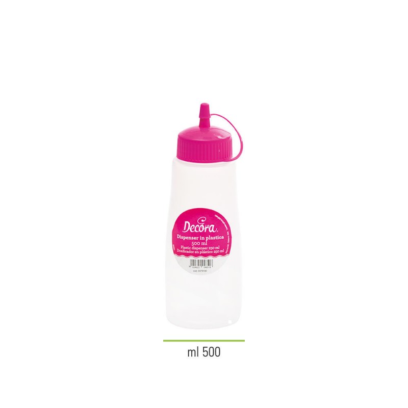 Dispenser Squeeze con Tappo 500 ml