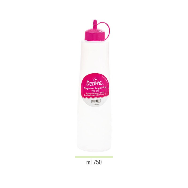 Dispenser Squeeze con Tappo 750 ml