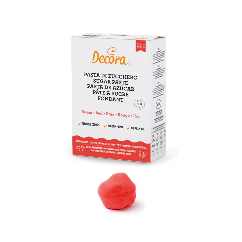 Glassa Fondente gr. 700 Rosso