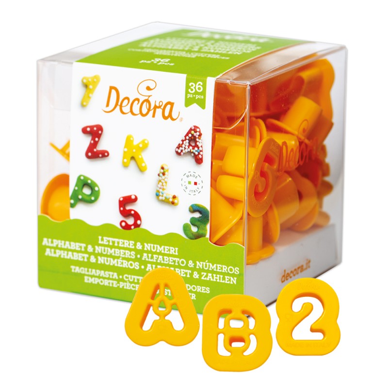 Tagliapasta Alfanumerico Set 36 Pz.