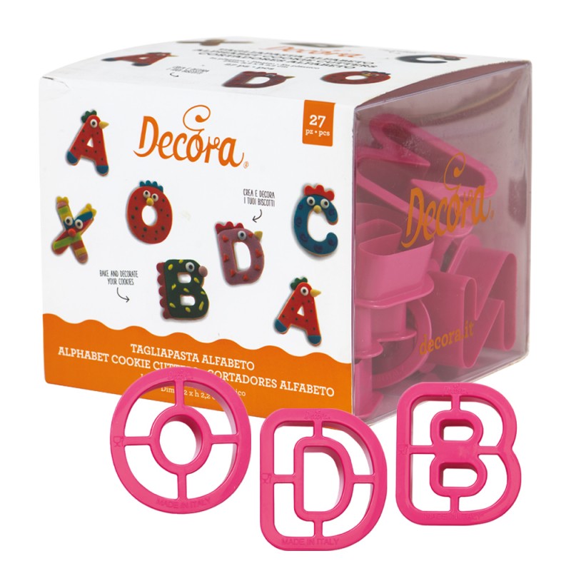 Decora Set Tagliapasta Alfabeto Pz. 27