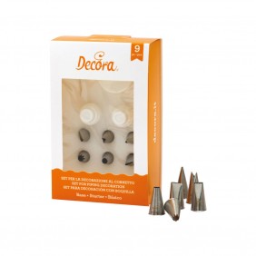 Decora Set Decorazione al Cornetto Base Pz. 9