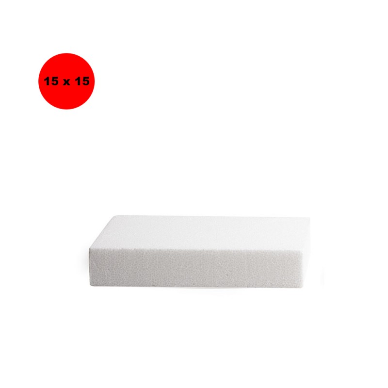 Decora Quadrato Polistirolo H. 5 cm 15