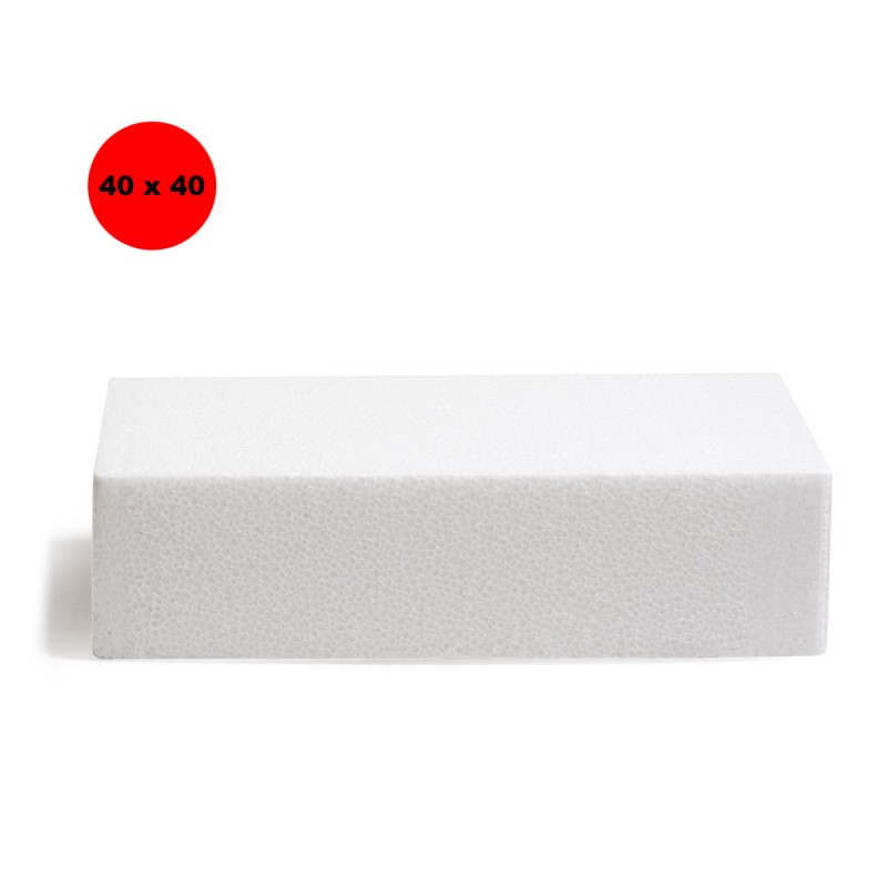 Decora Quadrato Polistirolo H 7,5 cm 40