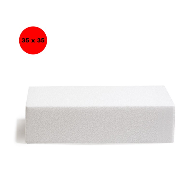 Decora Quadrato Polistirolo H 7,5 cm 35