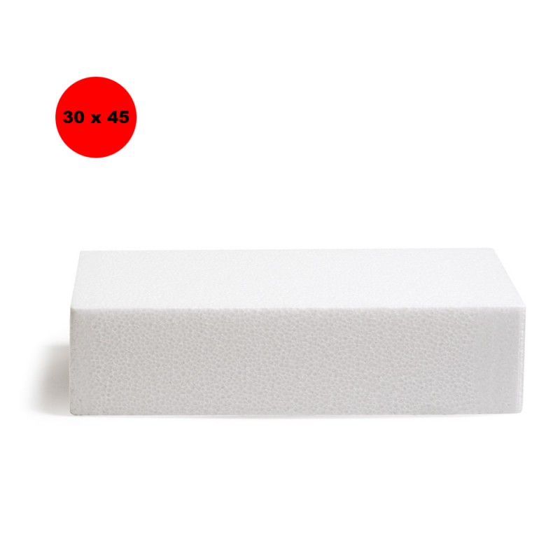 Decora Rettangolo Polistirolo H. 7,5 cm 30x45