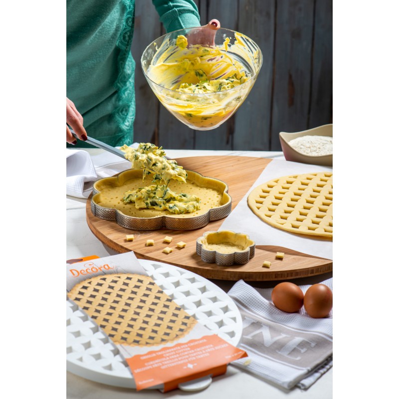 Decora Sagoma Microforata Fiore cm. 16X16X3,5H