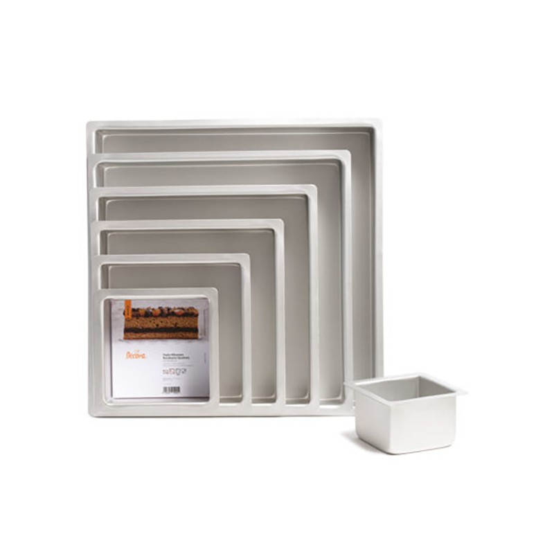 Decora Teglie professionali quadrate H 7.5