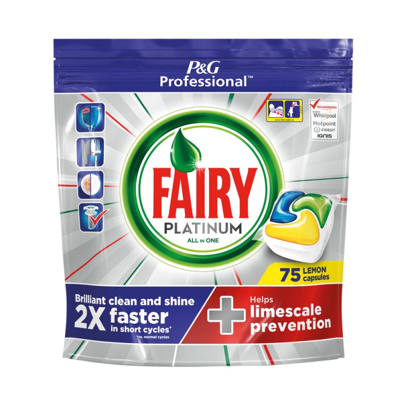 Fairy Platinum Capsule Lavastoviglie 75 Cps