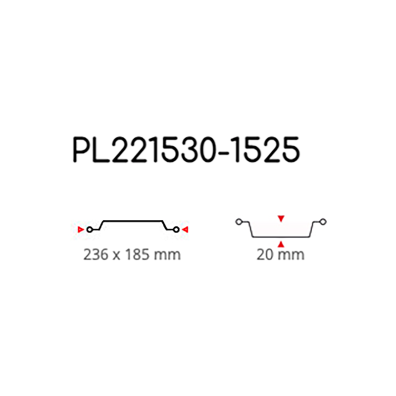 Contital Coperchi 4 Porzioni PL221530-1525 PPF PET 50 Pezzi