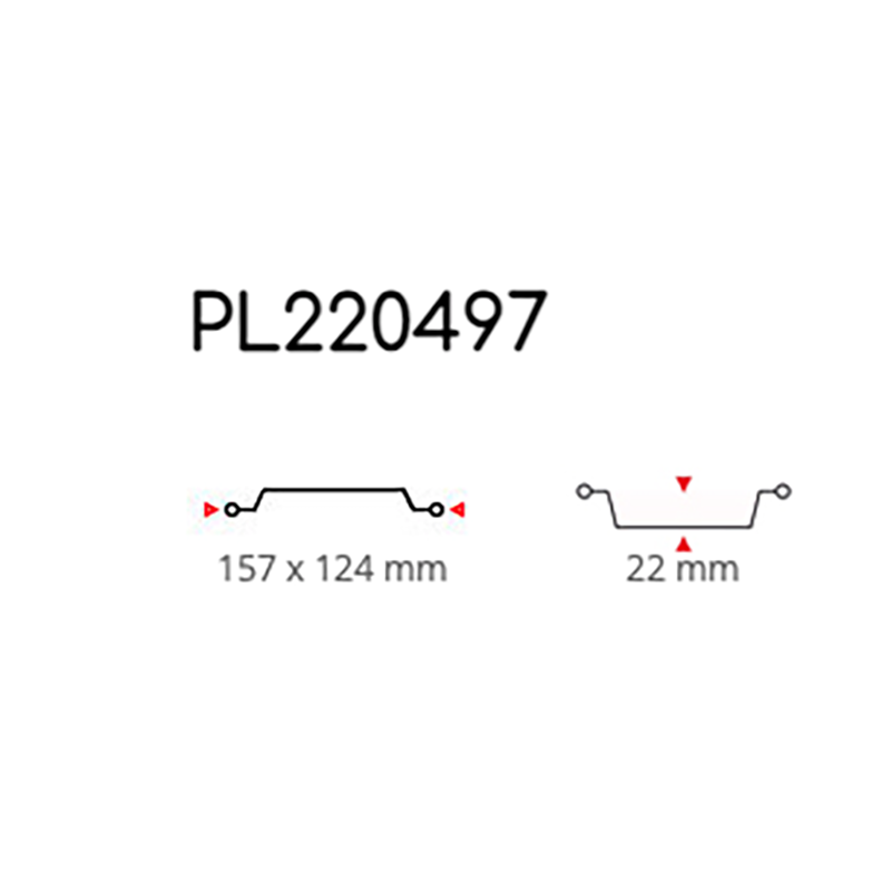Contital Coperchi 1 Porzione PL220497 PPF PET 50 Pezzi