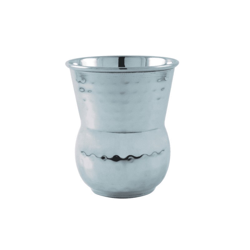 Bicchiere Arabico Martellato in Acciaio Inox 18/10