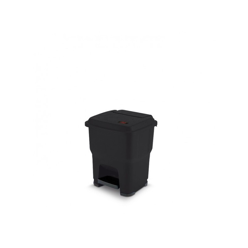 Pattumiera a pedale Hera - Lt. 35 Nero