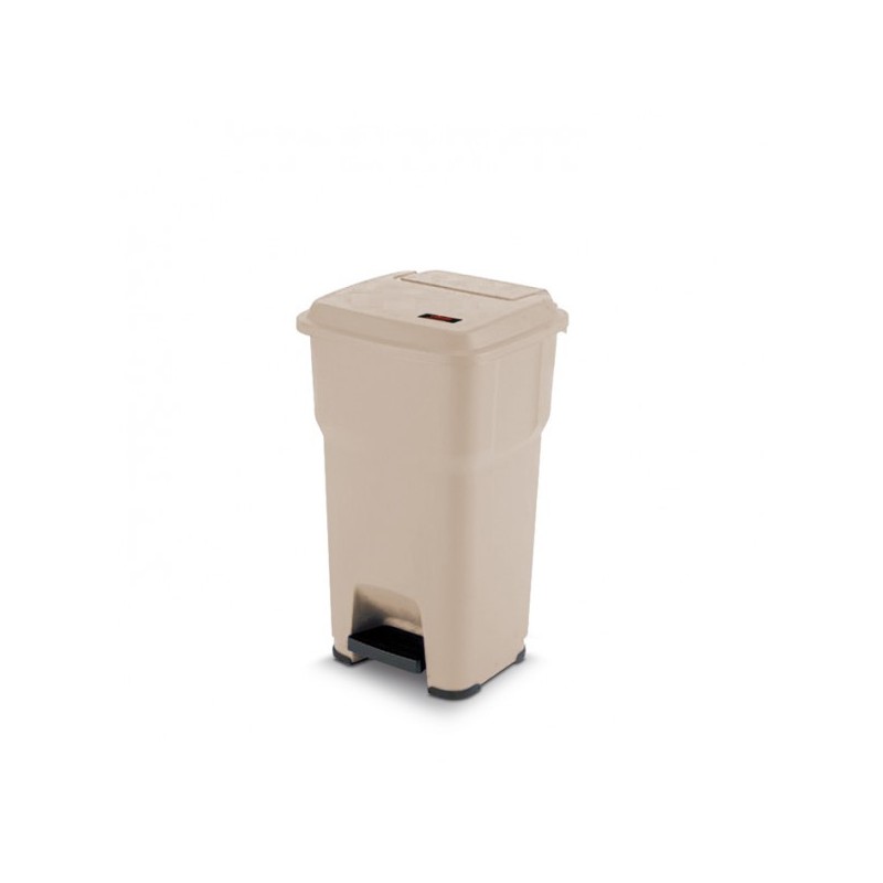 Pattumiera a pedale Hera - Lt. 60 Beige
