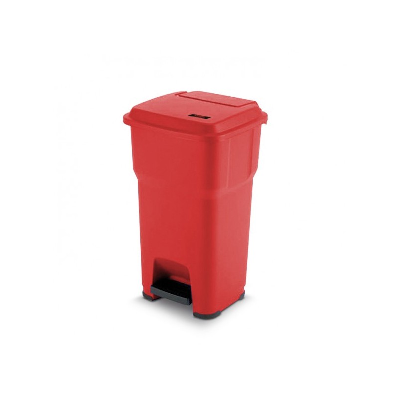Pattumiera a pedale Hera - Lt. 85 Rosso