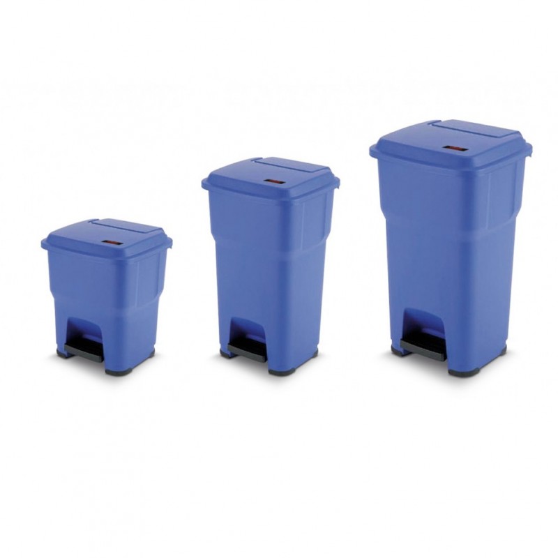 Pattumiera a pedale Hera - Lt. 35/60/85 Blu