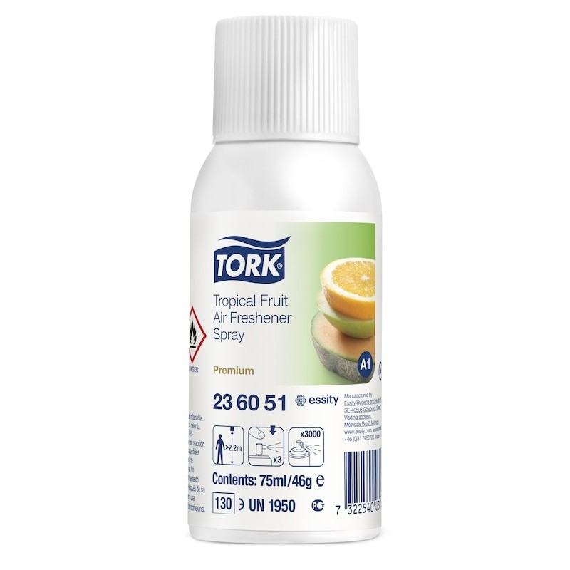 Tork Deodorante spray Frutti Tropicali ml. 75 da 3000 spruzzi
