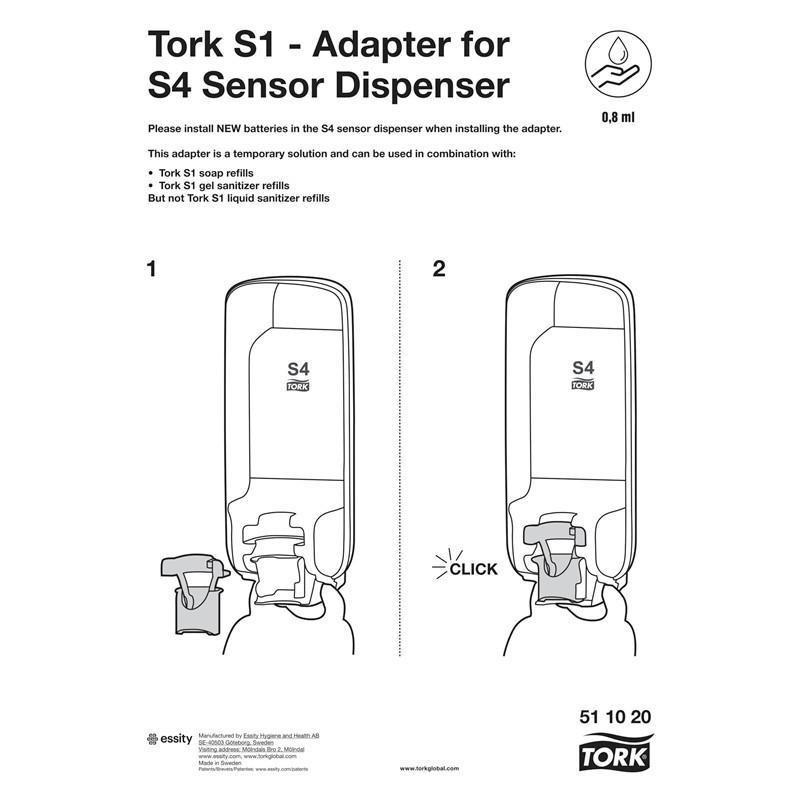 Tork S1 Adattatore per S4 Sensor Dispenser Sapone
