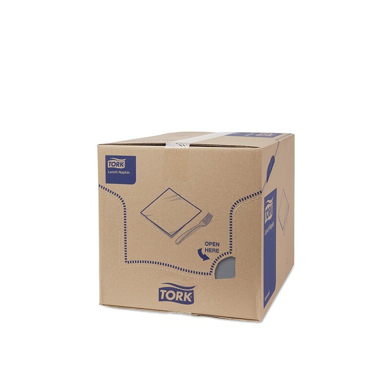 Tovagliolo Tork Lunch 2 Veli cm. 33x33 da 200 Fogli Antracite
