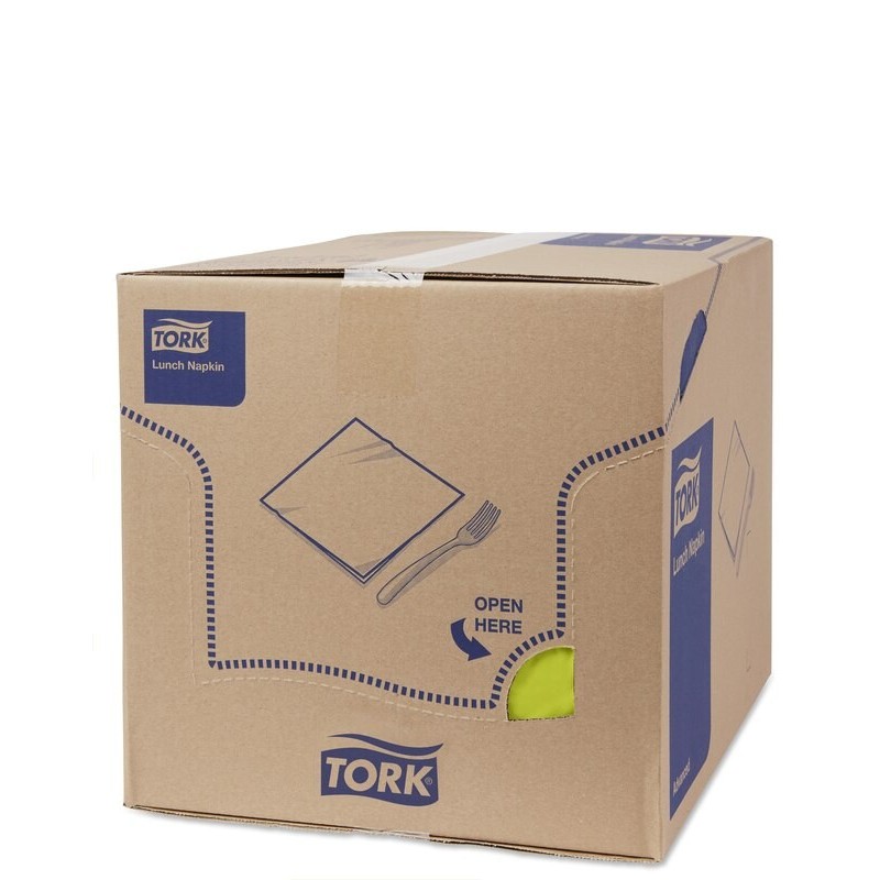 Tovagliolo Tork Lunch 2 Veli cm. 33x33 da 200 Fogli Lime