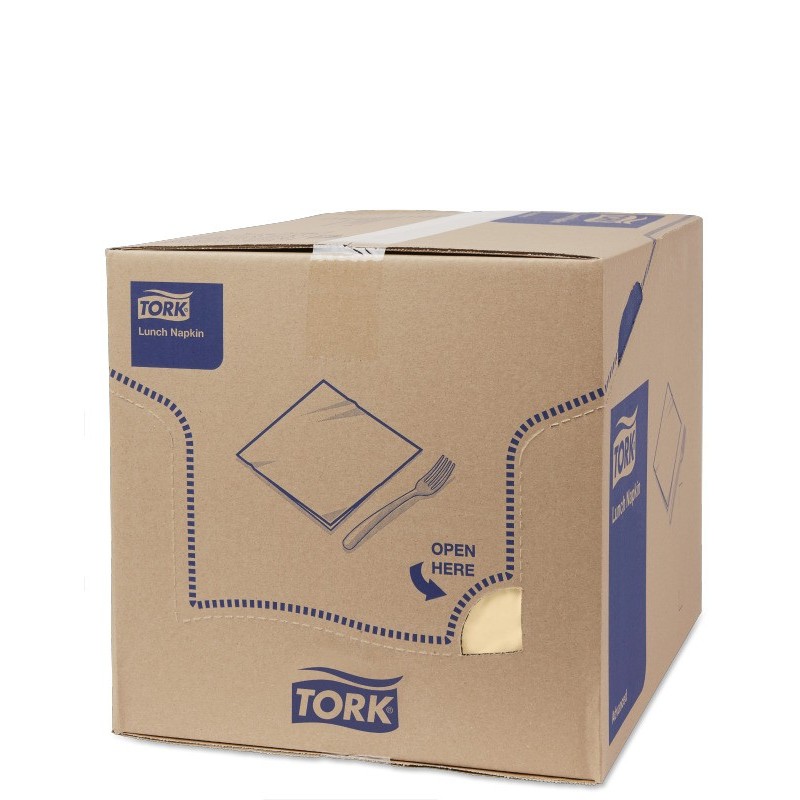 Tovagliolo Tork Lunch 2 Veli cm. 33x33 da 200 Fogli Sabbia