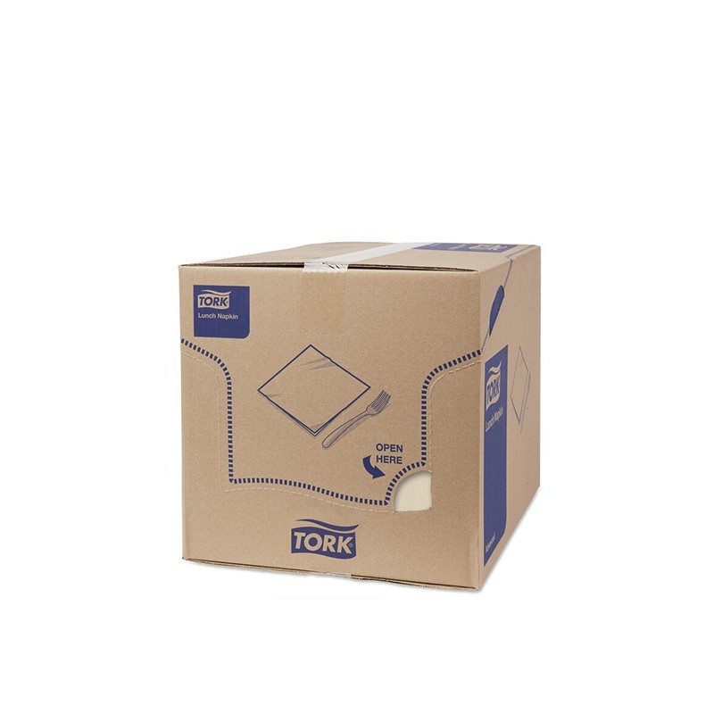 Tovagliolo Tork Lunch 2 Veli cm. 33x33 da 200 Fogli Natural
