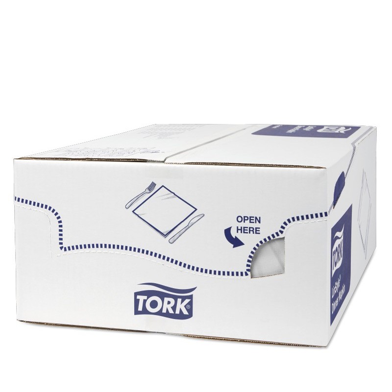 Tork Premium LinStyle Tovagliolo Dinner cm. 39x39 da 50 da Fogli Bianco
