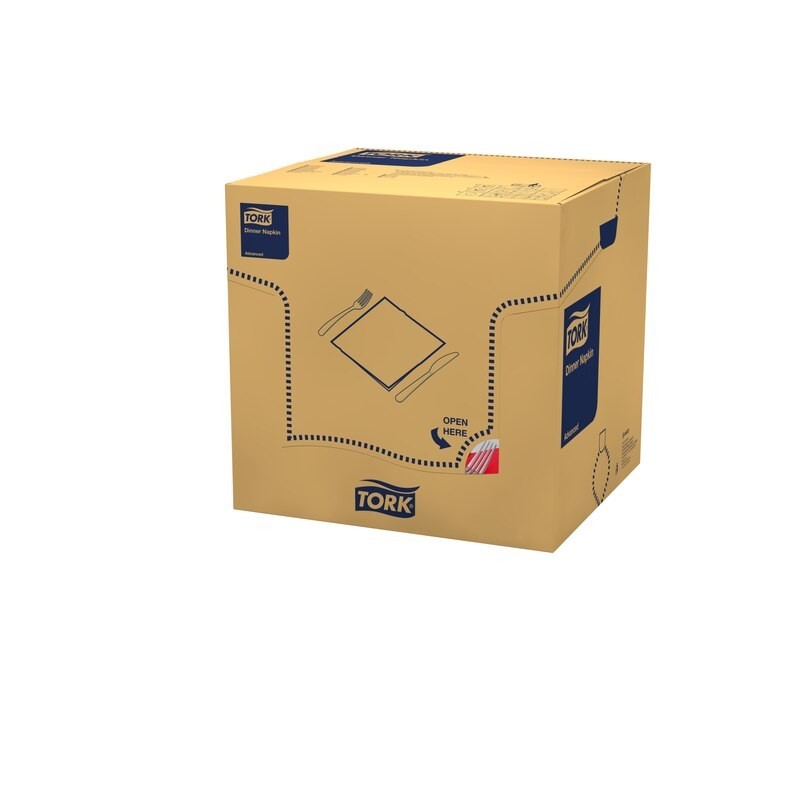 Tovagliolo Tork Dinner 2 Veli cm. 39x39 da 150 Fogli Rosso
