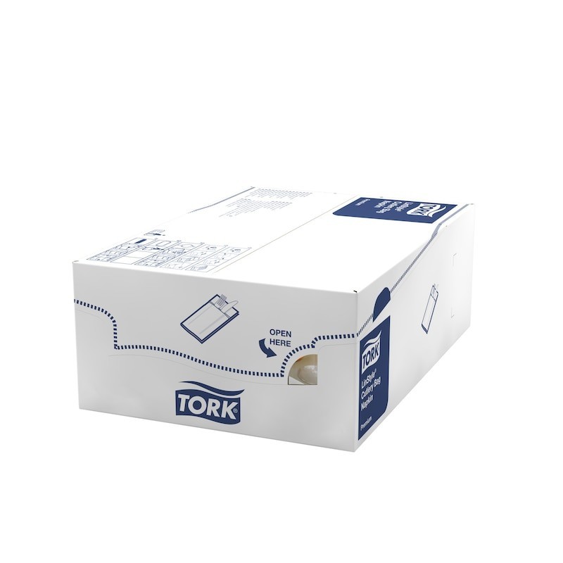 Tork LinStyle Tovagliolo Portaposate Bianco Pz. 50